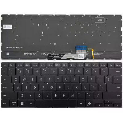 Asus VivoBook 14 Flip TP3407, TP3407SA, backlit US keyboard Asus VivoBook 14 Flip TP3407, TP3407SA, backlit US keyboard