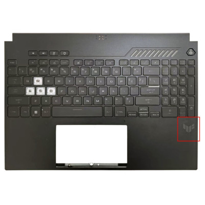 Asus TUF F15 FX507ZE, FX507ZC, FX507ZM, FX507ZR, FA507, RGB backlit US keyboard palmrest dual Air vents 1