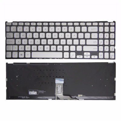 Asus VivoBook A512 K512 P1504 R564 silver backlit US keyboard