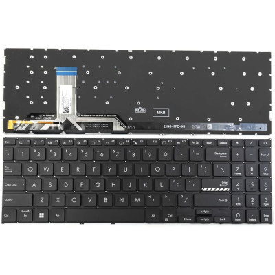 Asus Vivobook F1502, F1502VA, F1502ZA, F1504, F1504VA, F1504ZA, F1603, F1603ZA, black backlit US keyboard