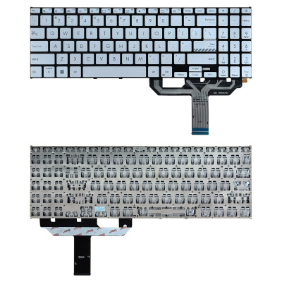 Asus Vivobook D1502, D1502IA, D1503, D1503QA, silver US keyboard