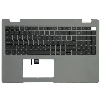 Dell Latitude 5520, E5520, Precision 3560, backlit US keyboard palmrest 073N6X