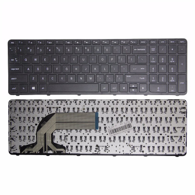 HP 250 G2, 255 G2, 250 G3, 255 G3, 256 G3, with frame US keyboard OEM