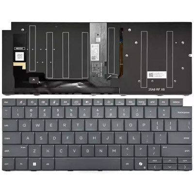 HP EliteBook X G2i, G2a, G2q, 14 inch, HSN-I65C-4, backlit US keyboard gray