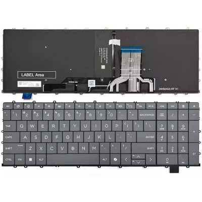 HP OmniBook X 17.3 inch, 17-dd, gray backlit US keyboard F2 smile HP OmniBook X 17.3 inch, 17-dd, gray backlit US keyboard F2 smile