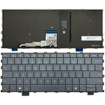 HP OmniBook X Flip 14 inch 2-in-1, 14-kc, 14z-kc, OmniBook Ultra 14 inch, 14-kd, 14t-kd, backlit US keyboard blue-gray HP OmniBook X Flip 14 inch 2-in-1, 14-kc, 14z-kc, OmniBook Ultra 14 inch, 14-kd, 14t-kd, backlit US keyboard blue-gray
