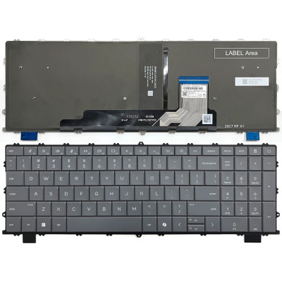 HP OmniBook X Flip 2-in-1 16t-cb 16z-cc backlit US keyboard gray