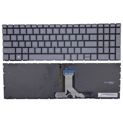 HP Pavilion Plus 16-AB, 16T-AB, 16-AB0000, 16-AB1000, gray backlit US keyboard F1 question