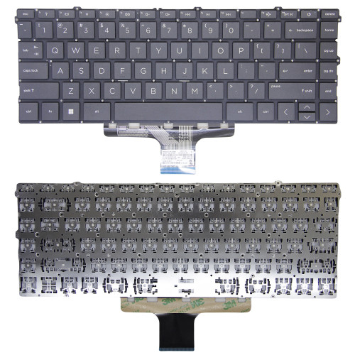 HP Envy x360 15-EW, 15-EY, 15Z-EY black US keyboard