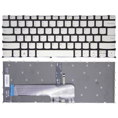 Lenovo Flex 7 14IAU7 14IRU8, F10 lock silver backlit US keyboard