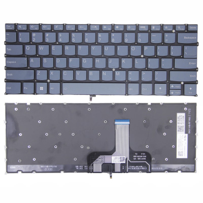 Lenovo Slim 7 ProX 14ARH7 82V2, Slim 7 ProX 14IAH7 82V1, blue backlit US keyboard