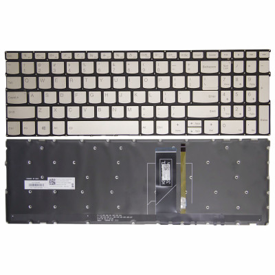 Lenovo yoga C740-15IML, C940-15IRH, S740-15IRH, yoga 9 15IMH5, gold backlit US keyboard lock