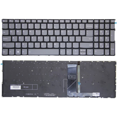 Lenovo yoga C740-15IML, C940-15IRH, S740-15IRH, yoga 9 15IMH5, gray backlit US keyboard call