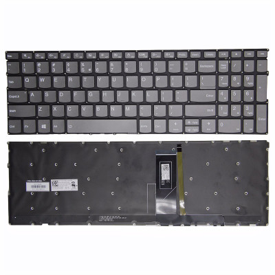 Lenovo yoga C740-15IML, C940-15IRH, S740-15IRH, yoga 9 15IMH5, gray backlit US keyboard lock
