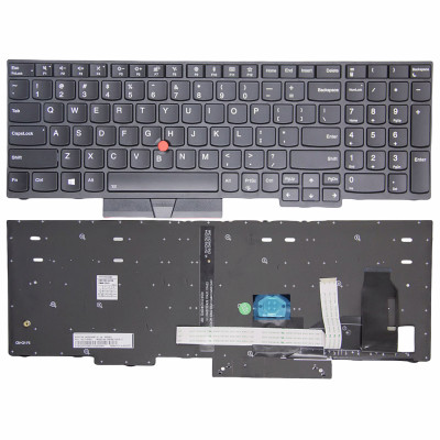 Lenovo ThinkPad P52, P53, P53S, P72, P73, black backlit US keyboard OEM Lenovo ThinkPad P52, P53, P53S, P72, P73, black backlit US keyboard OEM