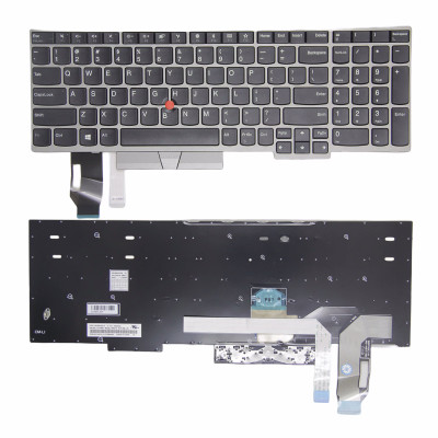 Lenovo ThinkPad P52, P53, P53S, P72, P73, silver US keyboard original Lenovo ThinkPad P52, P53, P53S, P72, P73, silver US keyboard original