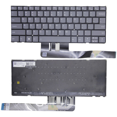 Lenovo yoga 7 2-in-1 14AKP10 14ILL10, gray backlit US keyboard Lenovo yoga 7 2-in-1 14AKP10 14ILL10, gray backlit US keyboard